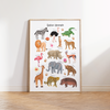 Safari Animals Wall Art